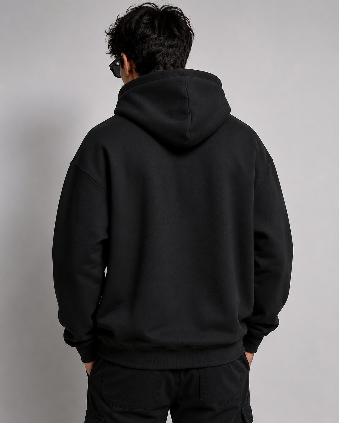 Black Oversized Hoodie