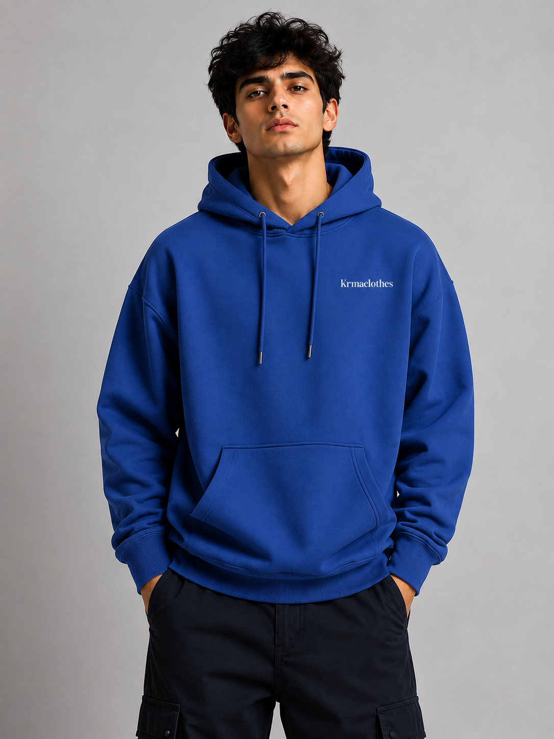 Royal Blue Oversized Hoodie