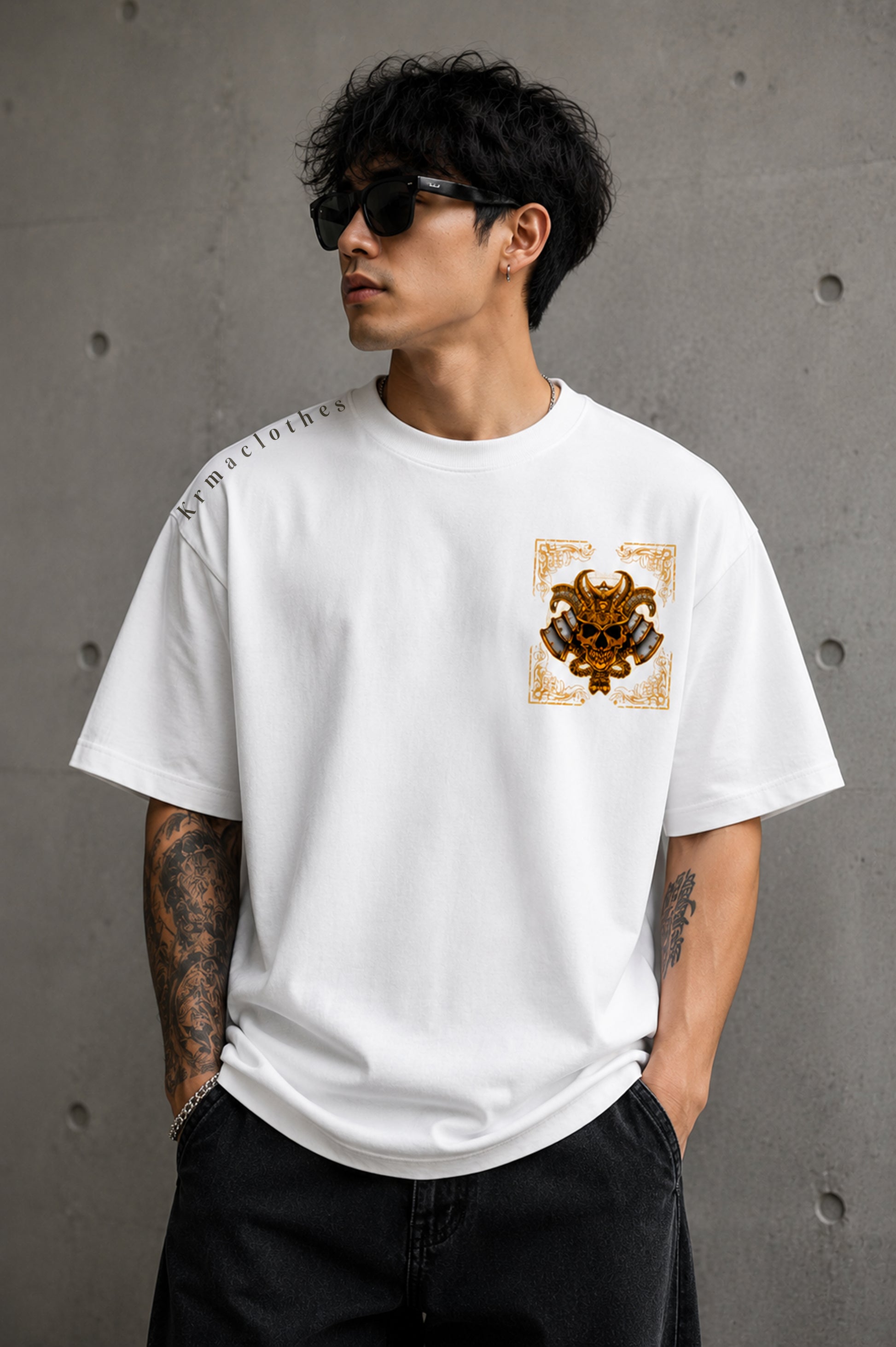 Japanese Samurai Skull