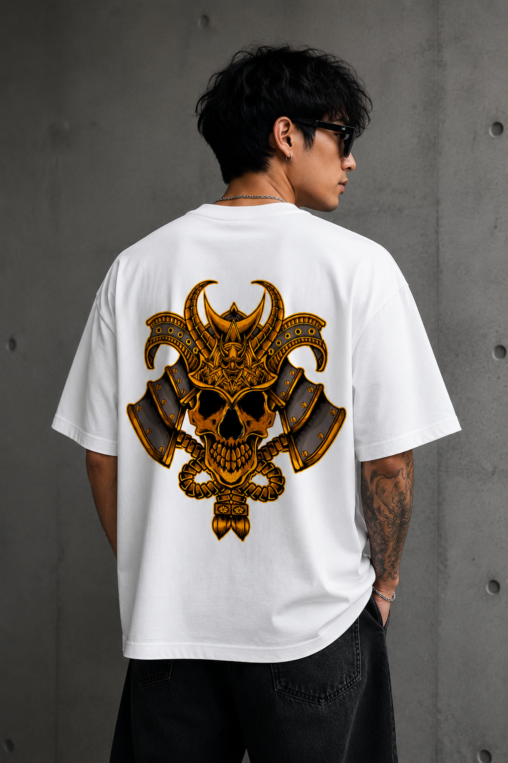 Japanese Samurai Skull