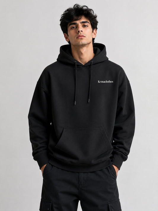 Black Oversized Hoodie